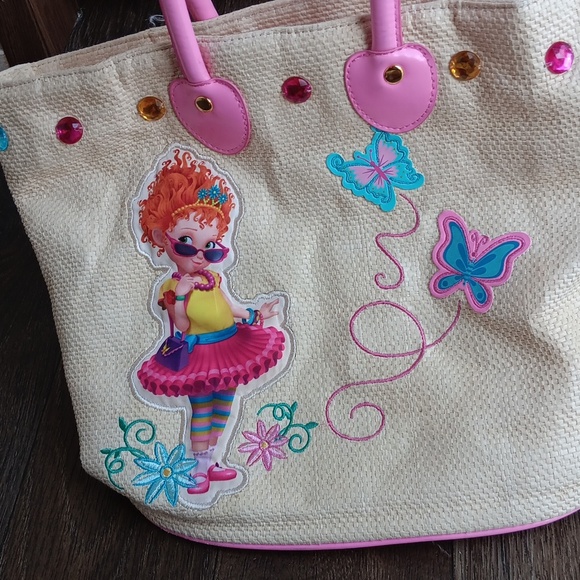 Fancy Nancy Disney Straw Tote Bag Purse - Picture 6 of 6